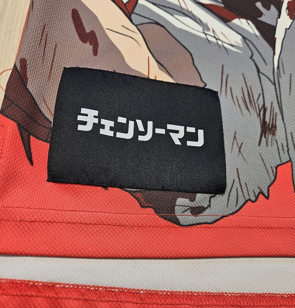 Chainsaw Man Jersey Hot Topic Size XLARGE Denji Anime 26-10 - Picture 2 of 7